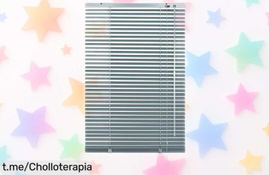 Persiana de aluminio Deco Company con pinzas y cintas de colores: ¡ofertón para que tu ventana brille ya! ¡Dale el toque divertido que tus espacios merecen antes que se agoten!