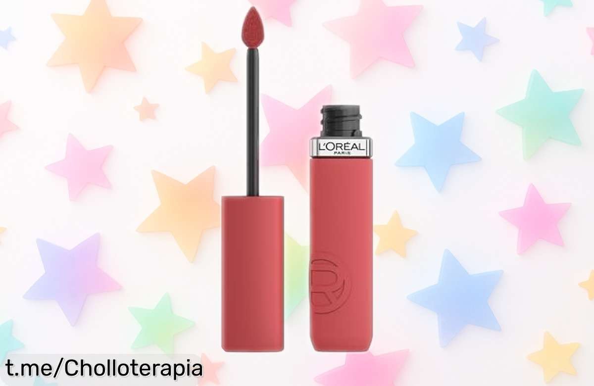 Pintalabios líquido L’Oréal Paris: color mate duradero de hasta 16 horas y labios hidratados, ¡prepárate para lucir espectacular con este ofertón que no dejarás escapar!