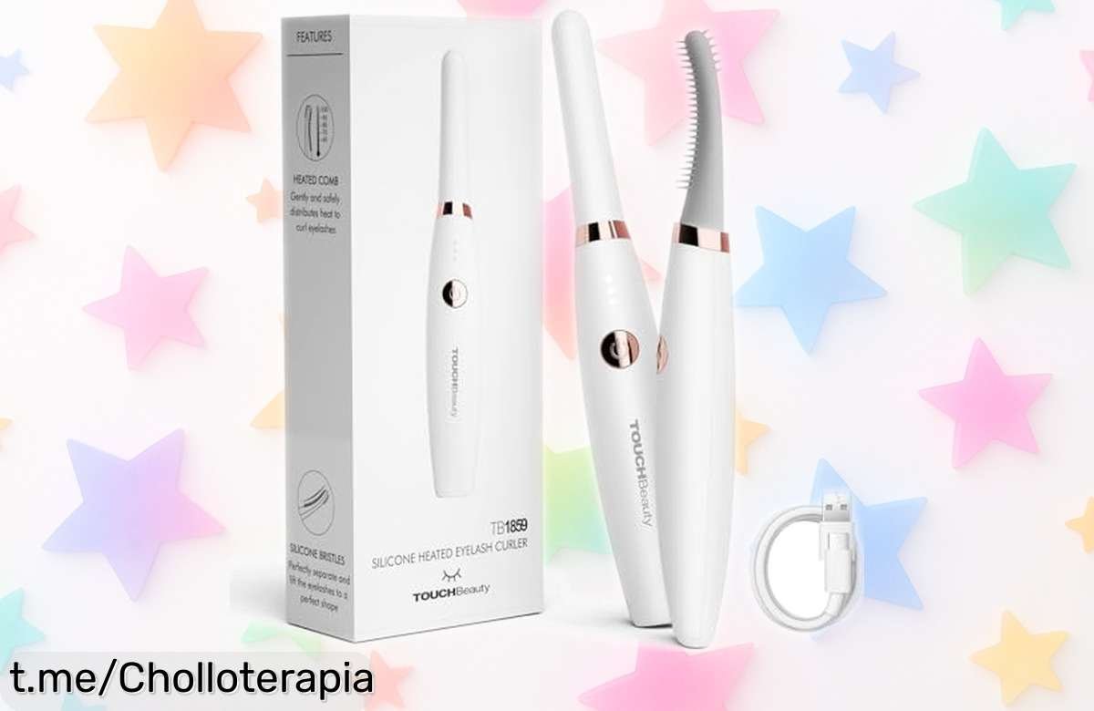 Pinzas de pestañas calentables TOUCHBeauty para un rizado perfecto que dura 24 horas, ¡sorpréndete con este ofertón que cambiará tu mirada! Aprovecha esta oportunidad ya.