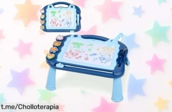 Pizarra mágica infantil Sarsumir para pintar y borrar fácil, un juguete educativo que estimula la creatividad de los peques a un precio totalmente regalado ¡no te lo pierdas!