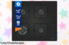 Placa de gas Balay 3ETG464SB con encendido rápido y seguridad superior, ideal para cocinar sin preocupaciones a un precio que te hará sonreír. ¡No dejes escapar este super chollo!