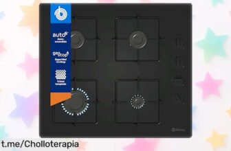 Placa de gas Balay 3ETG464SB con encendido rápido y seguridad superior, ideal para cocinar sin preocupaciones a un precio que te hará sonreír. ¡No dejes escapar este super chollo!