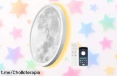 Plafón LED Moonlight AIKVSXER a un precio de locura: crea ambientes relajantes con solo un clic y transforma tu hogar en un lugar mágico, ¡no te lo pierdas!