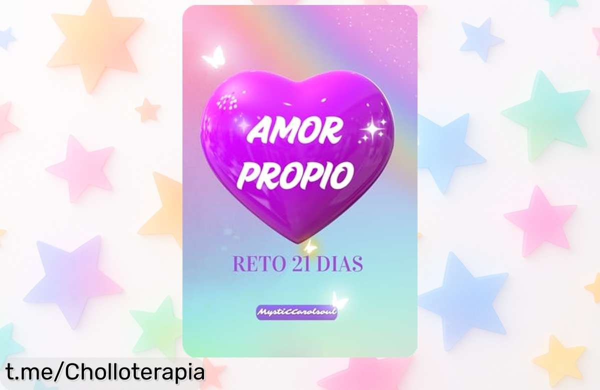 Plan de amor propio en 21 días que cambiará tu vida: un ofertón para aprender a quererte más y mejor. ¡No pierdas la oportunidad de cuidar de ti mismo ya!