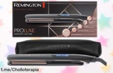 Plancha de pelo Remington ProLuxe S9100B: perfecta al instante y lista en 10 segundos, ¡no te pierdas este ofertón increíble para lucir espectacular todos los días!