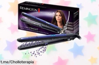 Plancha de pelo Remington S7710 con tecnología iónica y función turbo a un precio loco que no podrás dejar pasar, ¡consigue tu look perfecto ya mismo!