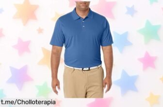 Polo de golf Amazon Essentials para hombre, calidad increíble y precio tirado: ¡no te quedes sin el tuyo y luce bien mientras disfrutas al aire libre!