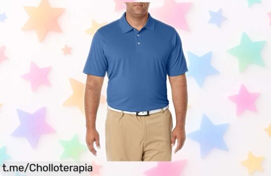 Polo de golf Amazon Essentials para hombre, calidad increíble y precio tirado: ¡no te quedes sin el tuyo y luce bien mientras disfrutas al aire libre!