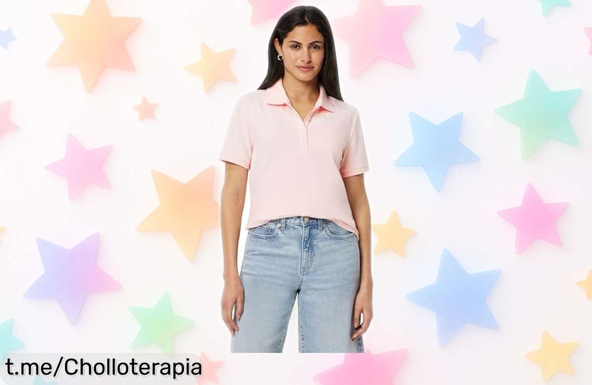 Polo de manga corta para mujer Amazon Essentials, un básico que combina con todo y ahora a precio loco. ¡No te quedes sin el tuyo, es la oportunidad perfecta!
