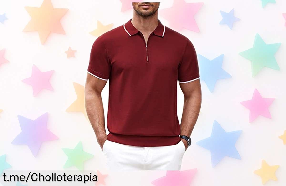 Polo deportivo para hombre COOFANDY con cremallera a precio regalado: mueve tu estilo al máximo y disfruta de la libertad que siempre quisiste, ¡no dejes pasar esta oportunidad!