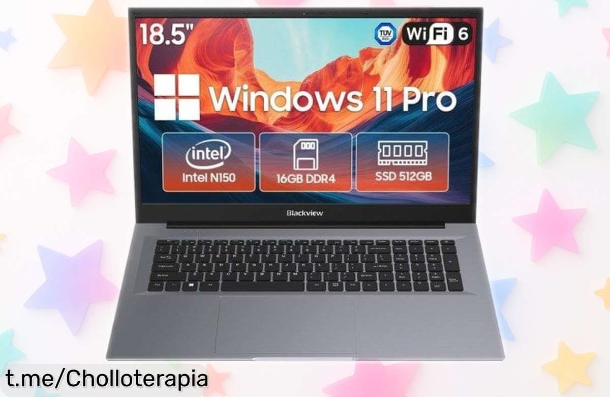Portátil Blackview AceBook 10 de 18,5” con un precio loco que no podrás resistir: ¡hazte con el tuyo y disfruta como nunca trabajando o viendo tus series favoritas!
