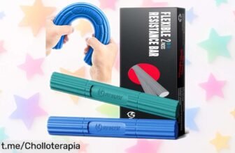 Potente barra ejercitadora FitBeast para manos y muñecas, perfecta para aliviar lesiones. ¡Entrena desde casa a un precio loco que no querrás dejar pasar!