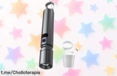 Potente linterna recargable Mlllokfki que también es power bank y resistente al agua: ¡ofertón ideal para tus aventuras a un precio que no puedes dejar escapar!