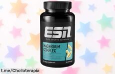 Potente magnesio complejo ESN en 90 cápsulas para recargar energía y cuidar tus músculos, ¡esta oferta impresionante no se repite! Lleva tu bienestar al siguiente nivel.