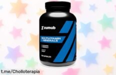 Potente multivitamínico Zumub en pack de 100 cápsulas a un precio regalado que revitaliza tu energía y refuerza tus defensas; ¡aprovéchalo antes de que se agote!