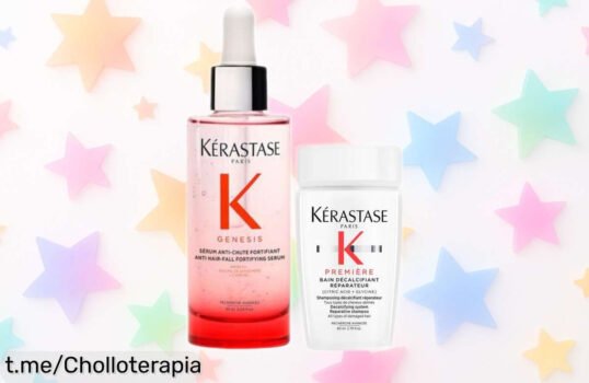 Potente pack de sérum anti-caída y champú reparador Kérastase a precio loco que cuida tu pelo como nunca antes, ¡no dejes pasar esta oportunidad única!