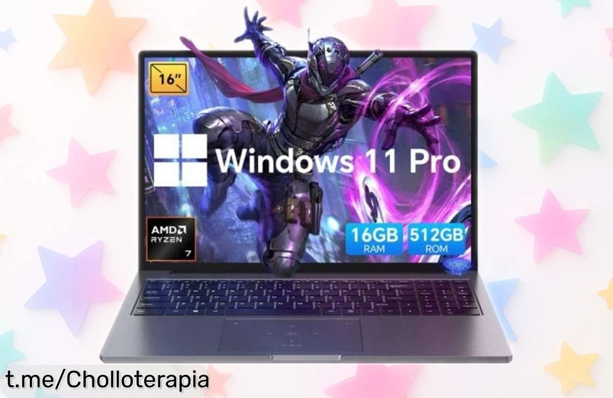 Potente portátil Blackview GamiBook 8 con Ryzen 7 y 16GB a un precio loco que no vas a dejar escapar, ¡prepárate para disfrutar de cada juego al máximo!