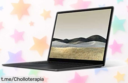 Potente portátil Microsoft Surface Laptop 3 de 15 pulgadas con Ryzen 5 y 8GB de RAM a precio loco, ¡no te lo pierdas o quedas fuera de este chollo!