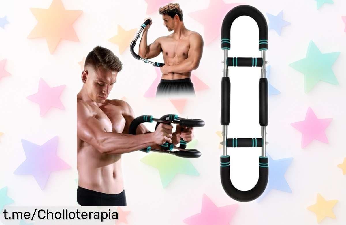 Potente power twister SINZONEu® para pecho, brazos y hombros con 3 niveles de resistencia, ahora a un precio loco que no puedes dejar pasar; empieza tu camino hacia la fuerza ya mismo.
