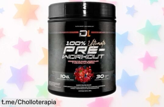 Potente pre entreno de Beta Alanina y Creatina para una energía explosiva en el gym, yo que tú no dejaría pasar este chollo brutal por 300 g de pura fuerza. ¡Hazlo ahora!