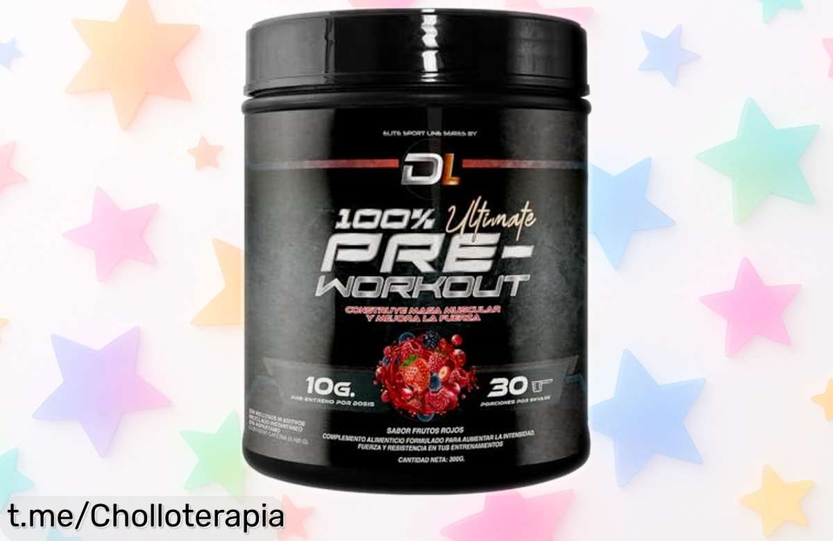 Potente pre entreno de Beta Alanina y Creatina para una energía explosiva en el gym, yo que tú no dejaría pasar este chollo brutal por 300 g de pura fuerza. ¡Hazlo ahora!