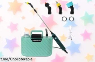 Potente pulverizador eléctrico de jardín Umisu con lanza telescópica: ¡ahorra tiempo y esfuerzo mientras cuidas tus plantas! No dejes pasar este super chollo.
