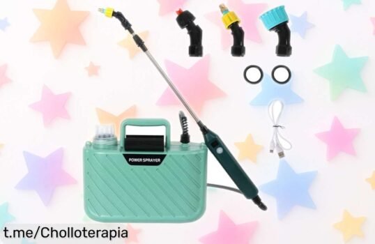 Potente pulverizador eléctrico de jardín Umisu con lanza telescópica: ¡ahorra tiempo y esfuerzo mientras cuidas tus plantas! No dejes pasar este super chollo.