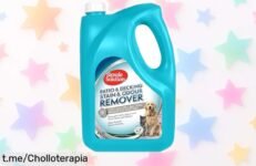 Potente removedor de manchas y olores para mascotas Simple Solution 4L a un precio que quita el hipo, ¡aprovecha esta oportunidad única antes de que se agote!