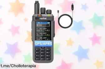 Potente walkie talkie Radtel RT880G con GPS y batería de larga duración: ¡ofertón increíble para mantenerte conectado todo el día! No te lo pierdas, aprovecha ahora esta ganga.
