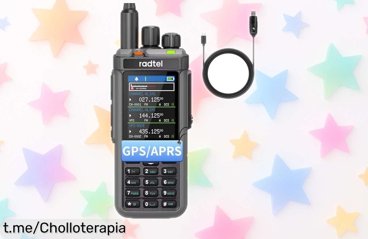 Potente walkie talkie Radtel RT880G con GPS y batería de larga duración: ¡ofertón increíble para mantenerte conectado todo el día! No te lo pierdas, aprovecha ahora esta ganga.
