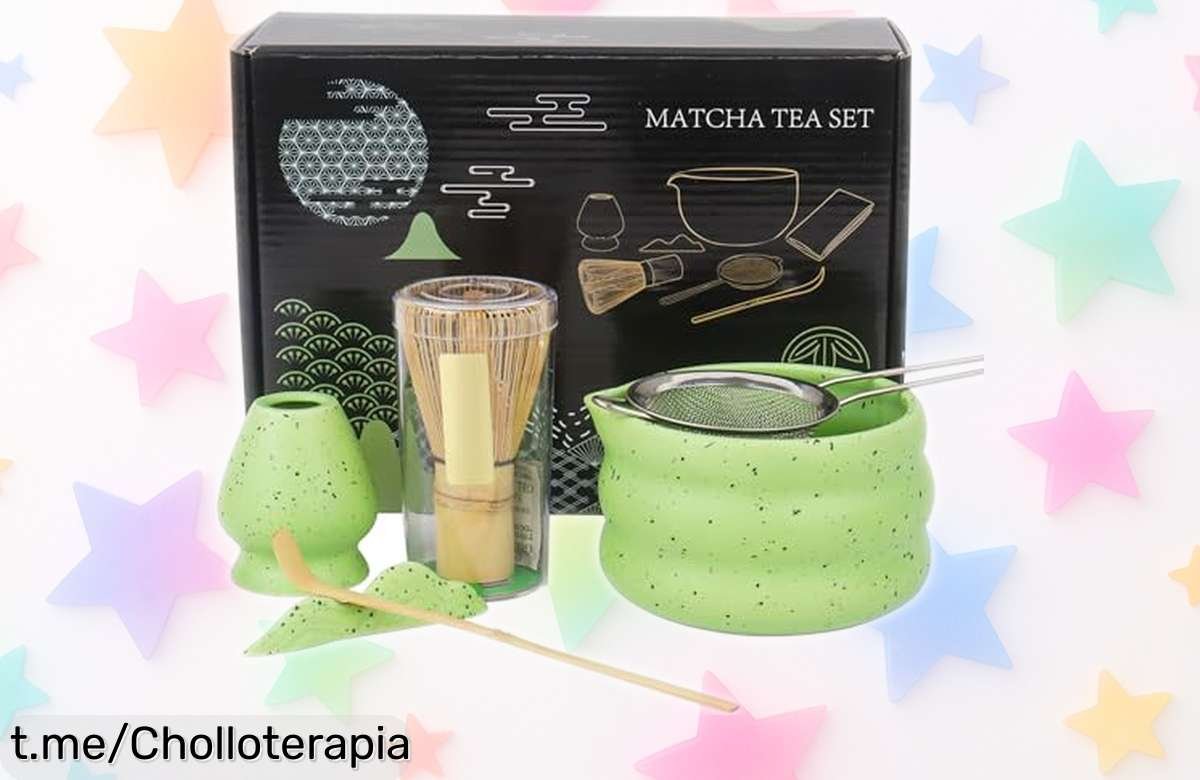 Prepara tu matcha con el impresionante kit Nideen de 6 piezas y descubre un ritual delicioso que encantará a los amantes del té verde, ¡esta oportunidad no la dejes escapar!