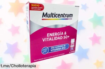 Protector solar Multicentrum con vitamina y sabor a frambuesa, ¡chollo increíble! Cuidado intenso para tu piel en cada salida. No te quedes sin él, date el lujo de brillar hoy mismo.