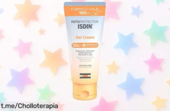 Protector solar en gel-crema Isdin SPF50 que no deja grasa y cuida tu piel con un precio escandaloso. ¡No te quedes sin el tuyo, aprovecha esta oportunidad única!