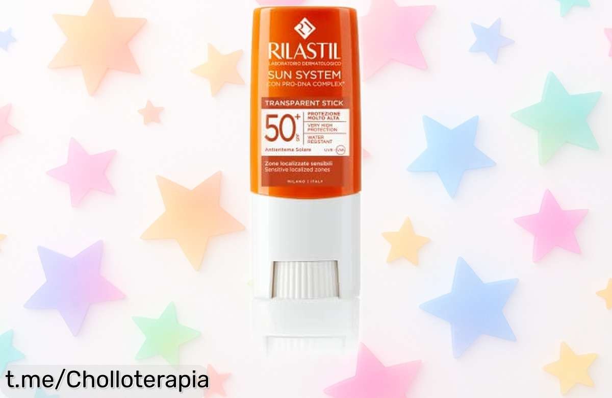 Protector solar en stick Rilastil Sun System SPF 50+: ¡ofertón para cuidar tu piel sensible mientras disfrutas del sol! No dejes pasar este precio loco y siente la protección que necesitas.