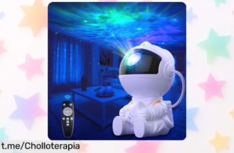 Proyector de estrellas y galaxias Macchiatto, deslumbra con su astronauta giratorio 360° y crea momentos mágicos en casa. ¡Aprovecha este chollo que encantará a toda la familia!