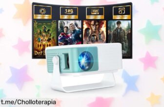 Proyector portátil WOLFANG Full HD: un ofertón para disfrutar tus películas en cualquier rincón ¡No dejes pasar esta oportunidad única!
