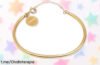 Pulsera rígida de acero inoxidable SINGULARU con baño de oro 18kt: elegancia al mejor precio, no te quedes sin la tuya y deslumbra siempre.