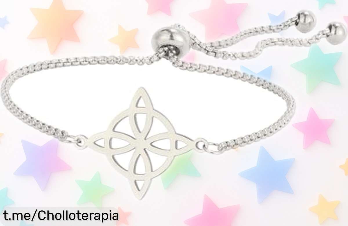 Pulsera y tobillera EUEAVAN con nudo celta que aleja malas vibras a un precio de locura, ¡no dejes pasar este ofertón único para cuidar tu energía!