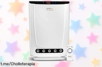 Purificador de aire y agua Gridinlux Action 1300, ¡ofertón espectacular para respirar mejor! Elimina olores al instante con mando a distancia. No pierdas esta oportunidad única de cuidar tu hogar.