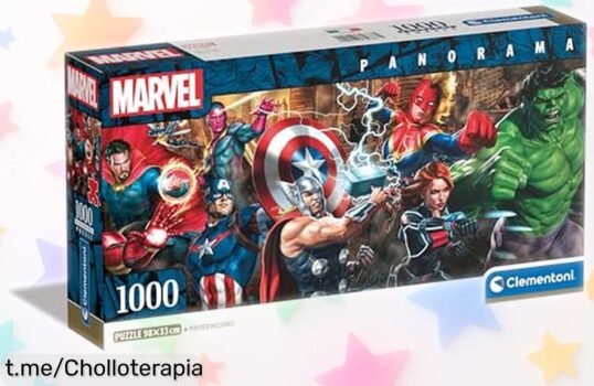 Puzzle de 1000 piezas Marvel Clementoni en calidad top made in Italy: un chollo XXL para desconectar y disfrutar sin límites, ¡consíguelo antes de que se acabe!