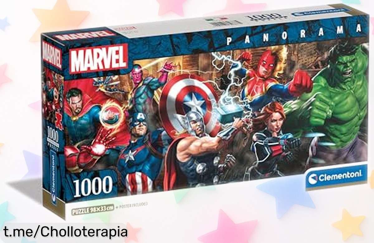 Puzzle de 1000 piezas Marvel Clementoni en calidad top made in Italy: un chollo XXL para desconectar y disfrutar sin límites, ¡consíguelo antes de que se acabe!