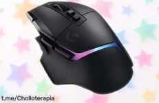Ratón inalámbrico gaming Logitech G502 X Plus, súper rápido y preciso con luces RGB: ¡ofertón que no puedes dejar escapar para brillar en tus partidas!