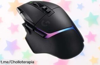 Ratón inalámbrico gaming Logitech G502 X Plus, súper rápido y preciso con luces RGB: ¡ofertón que no puedes dejar escapar para brillar en tus partidas!