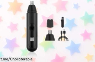 Recortador de pelos para nariz y orejas, un gadget profesional que no duele y está a un precio locura: ¡no te lo puedes perder, cuídate al mejor estilo!