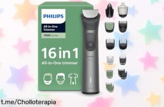 Recortadora 16 en 1 Philips Serie 7000 MG7931/15 con cuchillas que se afilan solas a un precio increíble: ¡no dejes pasar esta oportunidad para lucir siempre perfecto!