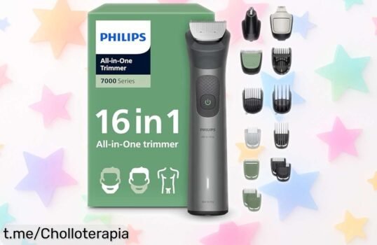 Recortadora 16 en 1 Philips Serie 7000 MG7931/15 con cuchillas que se afilan solas a un precio increíble: ¡no dejes pasar esta oportunidad para lucir siempre perfecto!