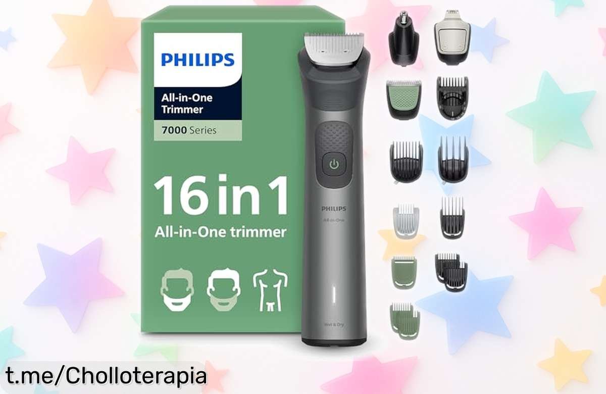 Recortadora 16 en 1 Philips Serie 7000 MG7931/15 con cuchillas que se afilan solas a un precio increíble: ¡no dejes pasar esta oportunidad para lucir siempre perfecto!