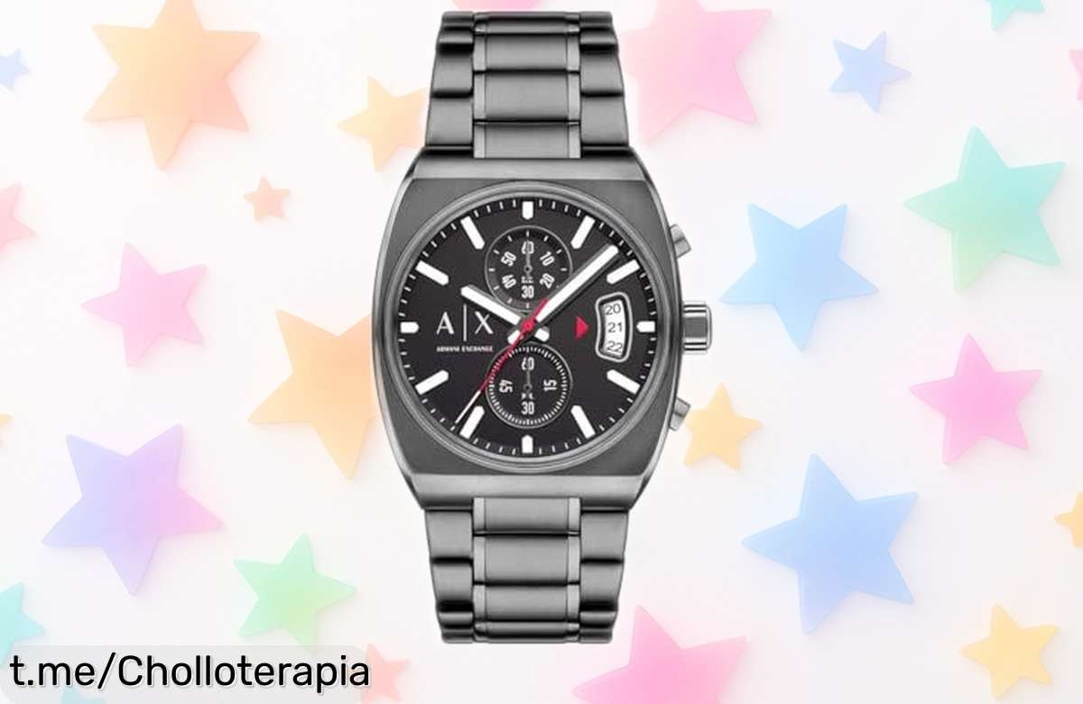Reloj de hombre Armani Exchange con cronógrafo y correa de acero, ¡rebajado a un precio loco! No dejes pasar esta oportunidad única que te hará brillar en cualquier ocasión.