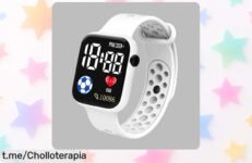 Reloj digital LED para niños que flipa, resistente al agua y con correa de silicona en un ofertón irresistible. ¡Aprovecha esta oportunidad antes de que se acabe!
