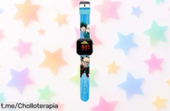 Reloj digital infantil My Hero Academy con pantalla LED super brillante y diseño original, el chollazo que harán sonreír a los peques a un precio más bajo que nunca.